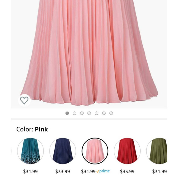 Kate Kasin High Waist Pleated A-Line Swing Skirt -Small - Picture 9 of 10